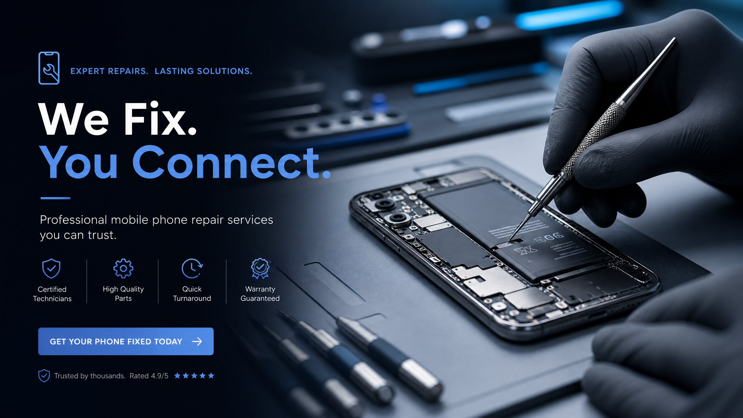 Professional phone repair